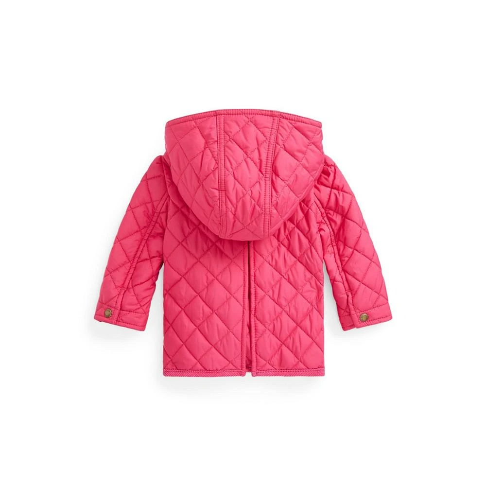 商品Ralph Lauren|Baby Girls Quilted Water Repellent Barn Jacket,价格¥349,第2张图片详细描述