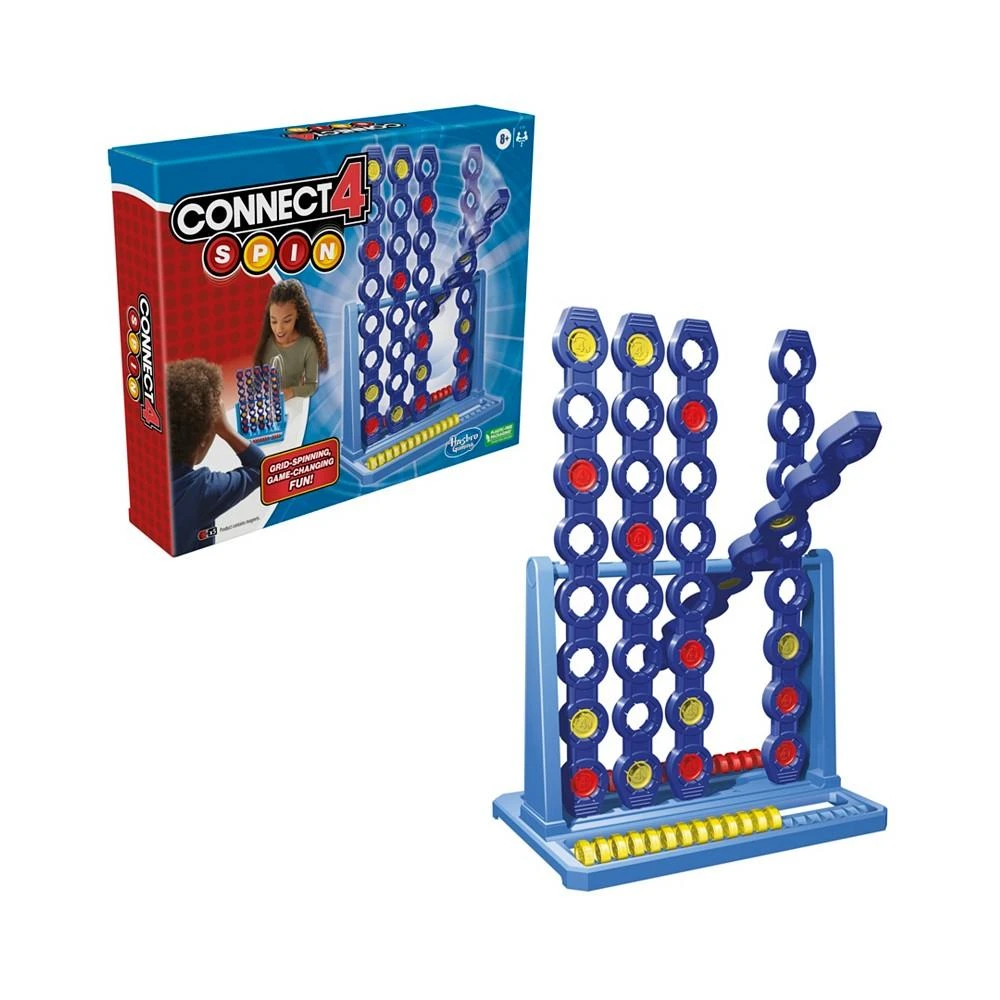 商品Hasbro|Connect 4 Spin, Features Spinning Connect 4 Grid, 2 Player Board Game,价格¥82,第2张图片详细描述