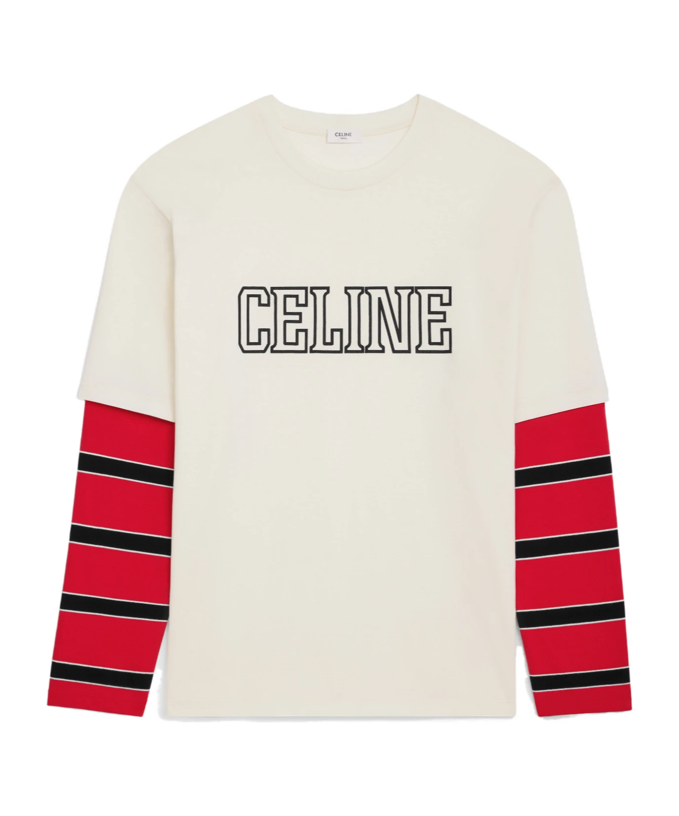 商品【商品预售7天】 Celine|Celine 男士T恤 RX077671QFZT4 白色,价格¥3689,第1张图片