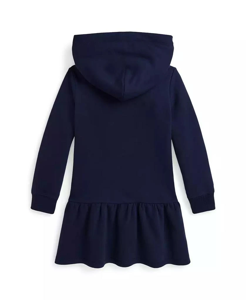 商品Ralph Lauren|Toddler And Little Girls Dog Print Fleece Hoodie Dress,价格¥449,第2张图片详细描述