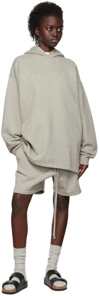 商品Essentials|Gray Relaxed Hoodie,价格¥660,第4张图片详细描述