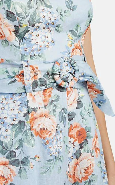商品Zimmermann|Bowie Floral Linen Strapless Jumpsuit,价格¥1363,第4张图片详细描述