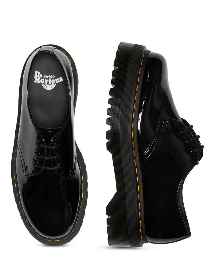 商品Dr. Martens|女式 1461 Quad-Black 系带厚底牛津鞋 ,价格¥359,第4张图片详细描述