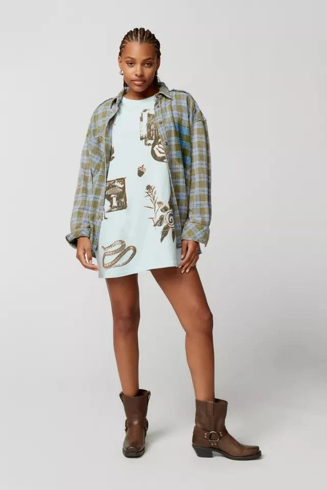 商品Urban Outfitters|UO Bitmap Nature T-Shirt Dress,价格¥222,第2张图片详细描述