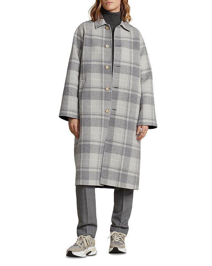 商品Ralph Lauren|Plaid Coat,价格¥5940,第3张图片详细描述