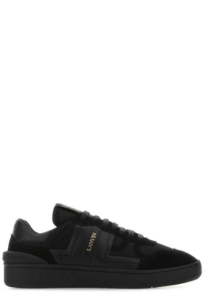 商品Lanvin|Lanvin Clay Panelled Lace-Up Sneakers,价格¥2102,第1张图片