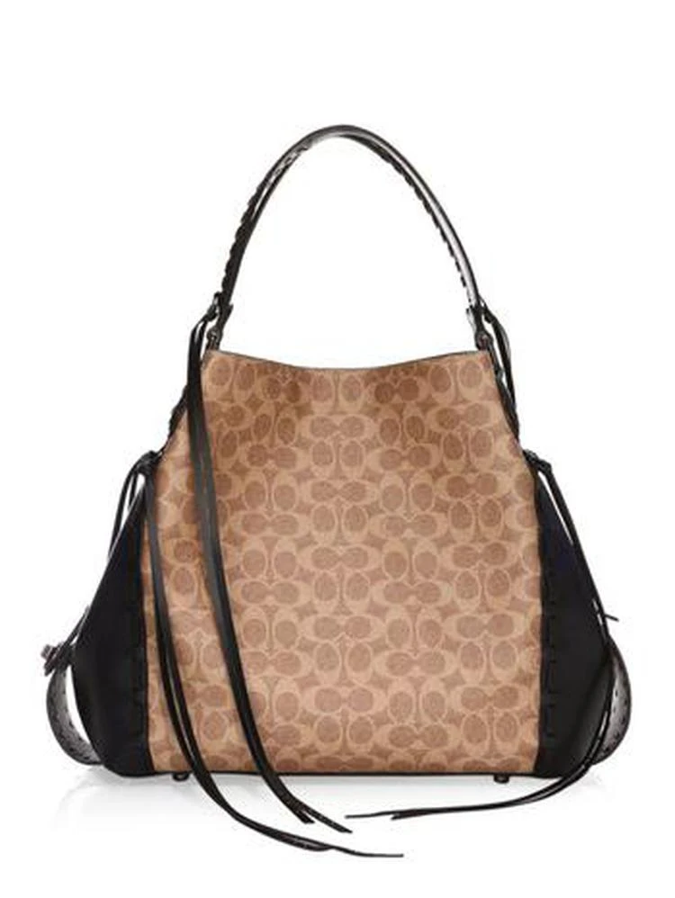 商品Coach|Coated Canvas Signature Trapeze Bag,价格¥2899,第1张图片