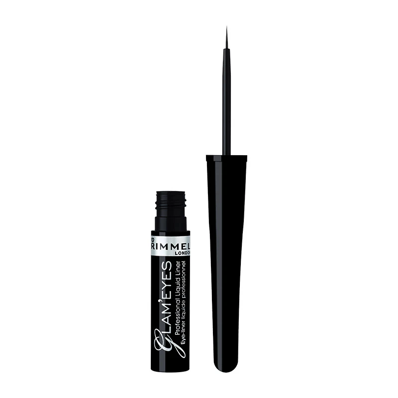 商品Rimmel|Rimmel 芮谜 魅力电眼眼线液 3.5ml Black Glamour,价格¥63,第1张图片