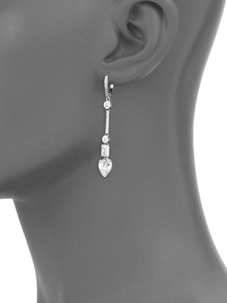 商品Nadri|Revel Crystal Geometric Drop Earrings,价格¥424,第3张图片详细描述