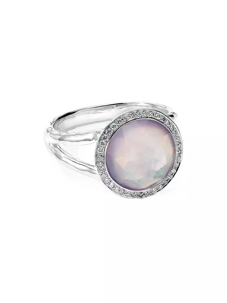 商品Ippolita|Lollipop® Sterling Silver, Diamond & Multi-Stone Mini Ring,价格¥5208,第1张图片