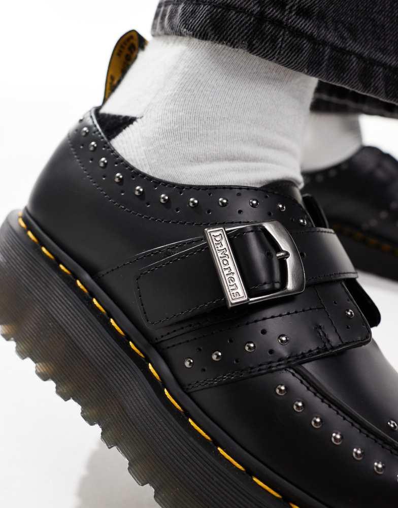 Dr. Martens Ramsey Quad Stud Monk Strap Creeper (Women