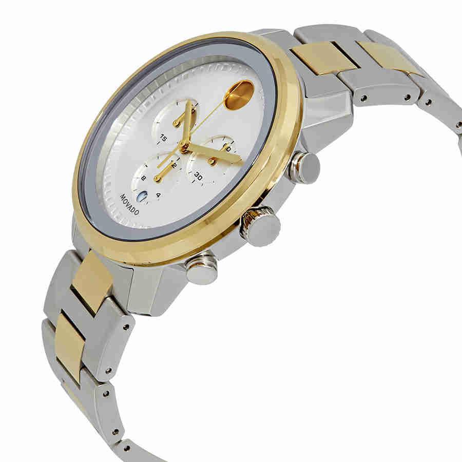 商品Movado|Movado Bold Chronograph Silver Dial Mens Watch 3600432,价格¥2288,第4张图片详细描述