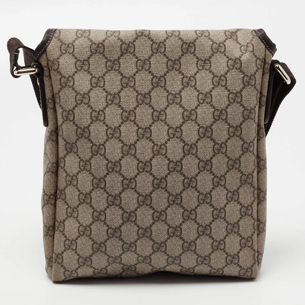 商品[二手商品] Gucci|Gucci Beige/Brown GG Supreme Canvas Messenger Diaper Bag,价格¥3437,第4张图片详细描述