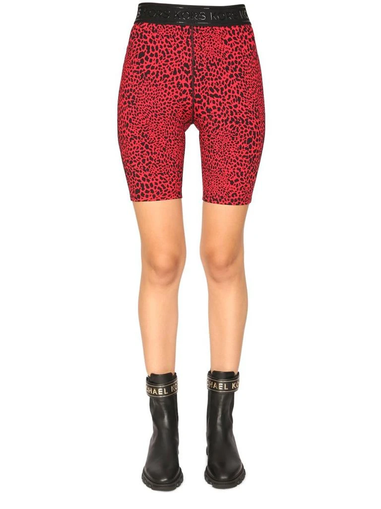 商品Michael Kors|Michael Michael Kors Animal-Print Bike Shorts,价格¥409,第1张图片