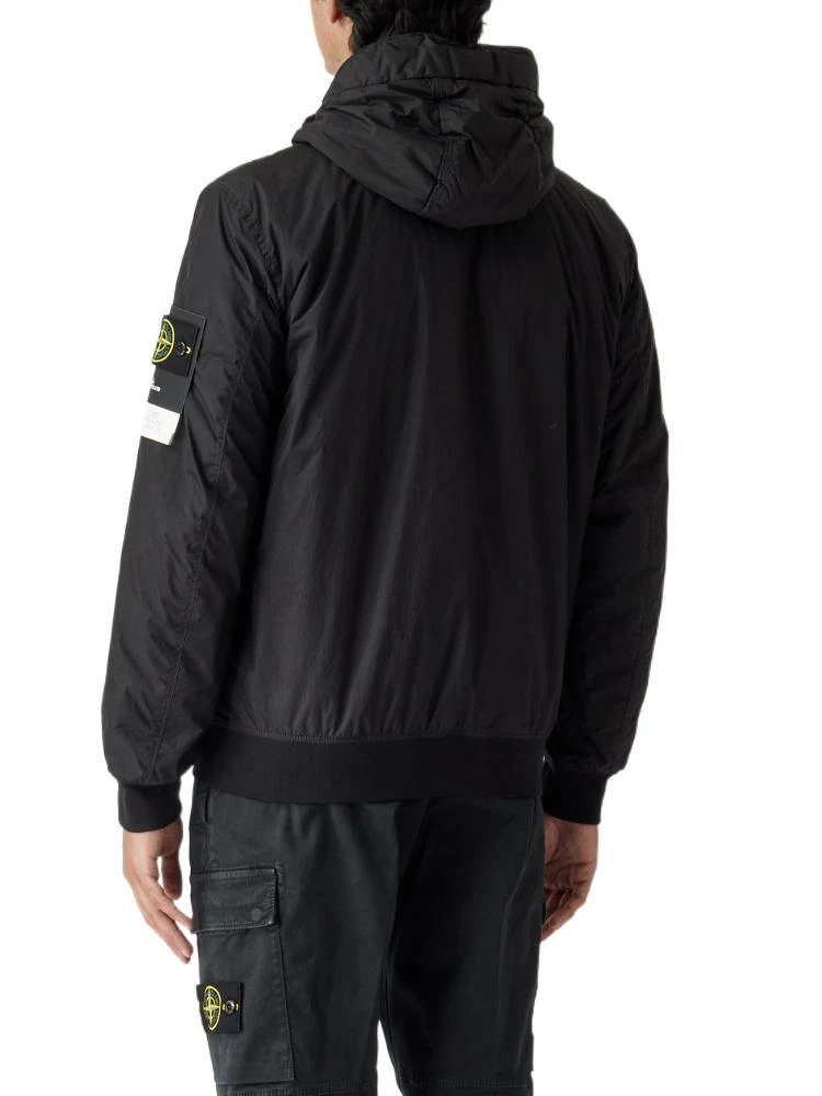 商品Stone Island|Stone Island Men&#39;s  Black Other Materials Outerwear Jacket,价格¥5166,第2张图片详细描述