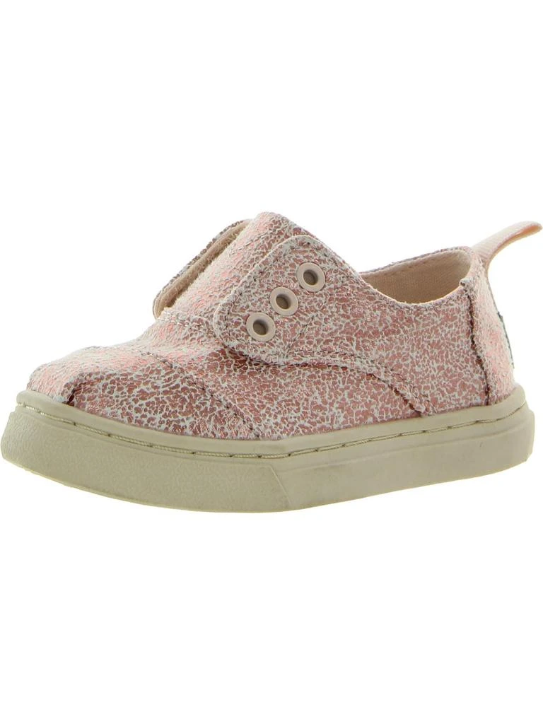 商品TOMS|Tiny Cordones Cupsole Velcro Lifestyle Slip-On Sneakers,价格¥237,第1张图片