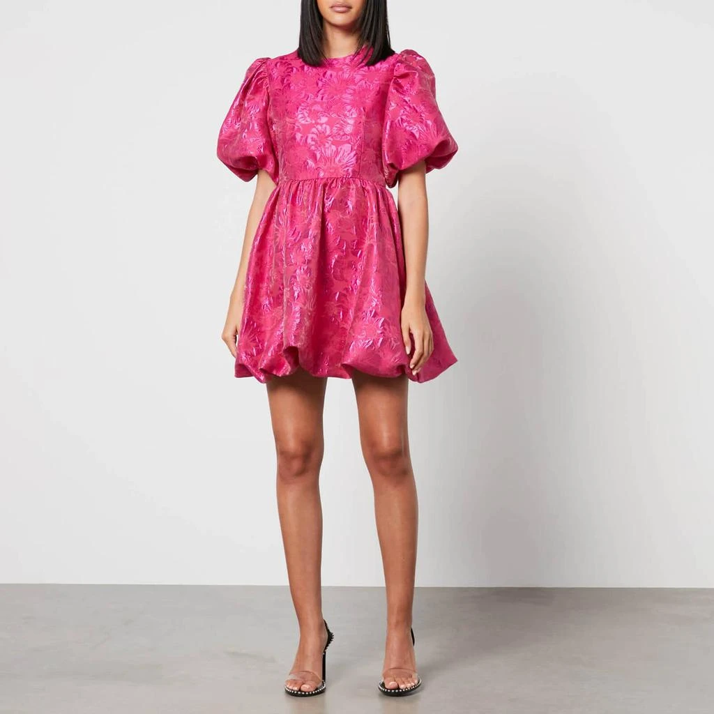 商品Sister Jane|Sister Jane Hibiscus Floral-Jacquard Mini Dress,价格¥879,第3张图片详细描述