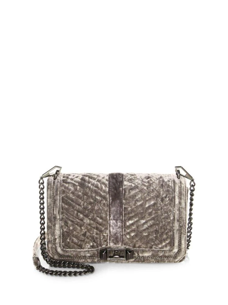 商品Rebecca Minkoff|丝绒斜挎包,价格¥881,第1张图片