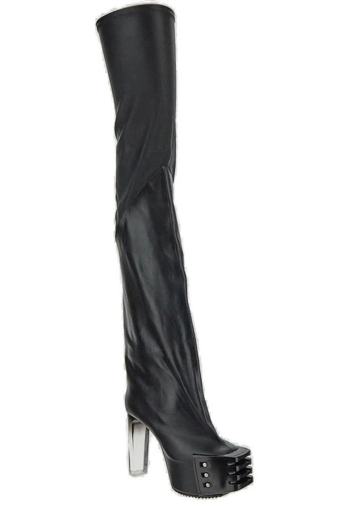 商品Rick Owens|Rick Owens Thigh High Platform Boots,价格¥18524,第2张图片详细描述