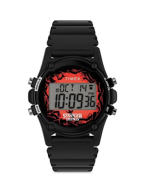 Timex Atlantis x Stranger Things 40MM Resin Strap Watch商品第1张图片规格展示