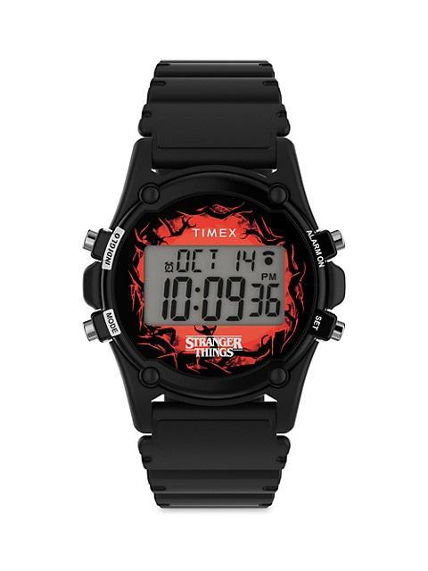 商品Timex|Timex Atlantis x Stranger Things 40MM Resin Strap Watch,价格¥656,第1张图片