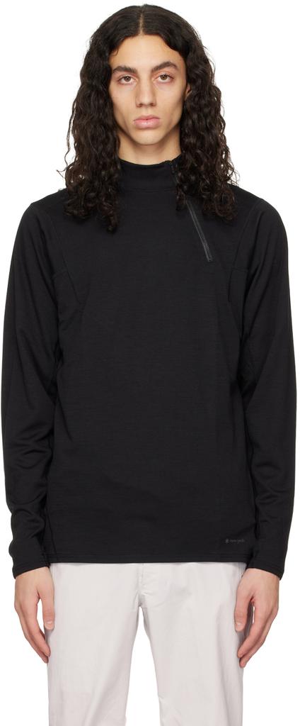 Snow Peak | Black Half-Zip Sweater 444.47元 商品图片