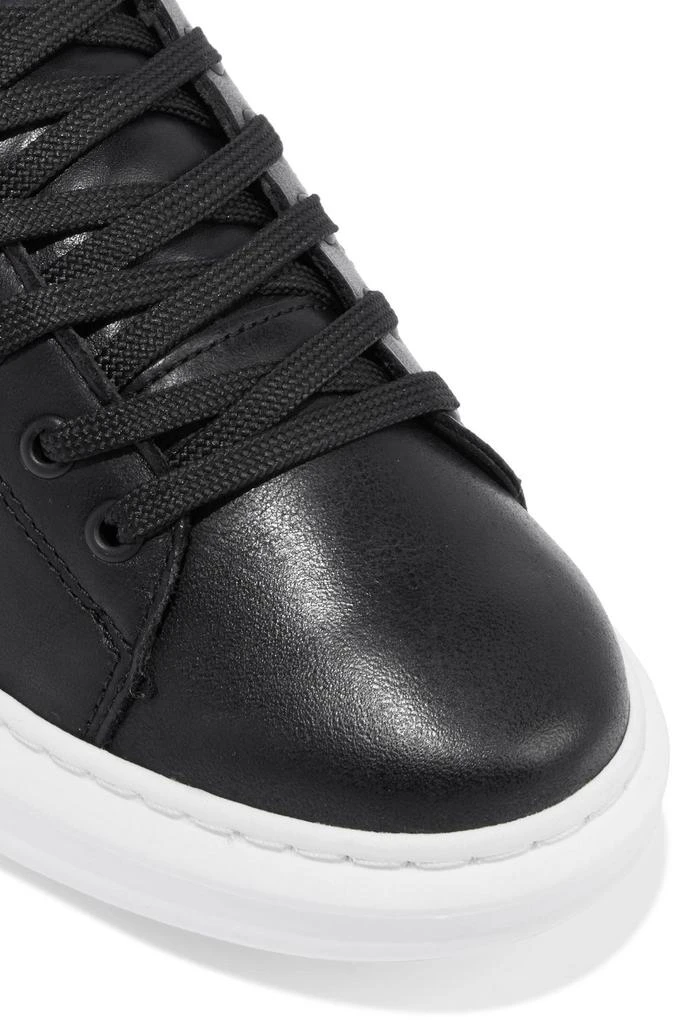 商品IRIS & INK|Clotilde suede-trimmed leather sneakers,价格¥1228,第5张图片详细描述