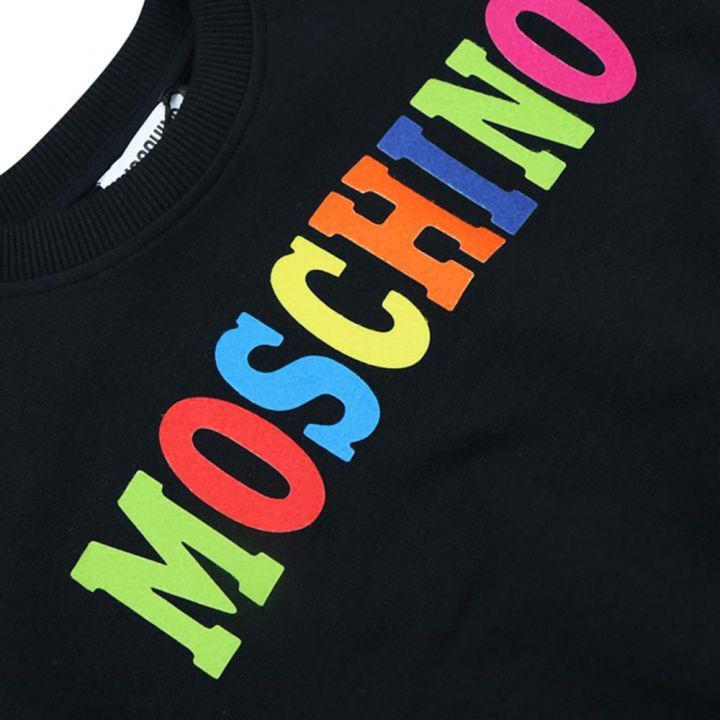 商品Moschino|Black Rainbow Logo Tracksuit,价格¥777,第4张图片详细描述