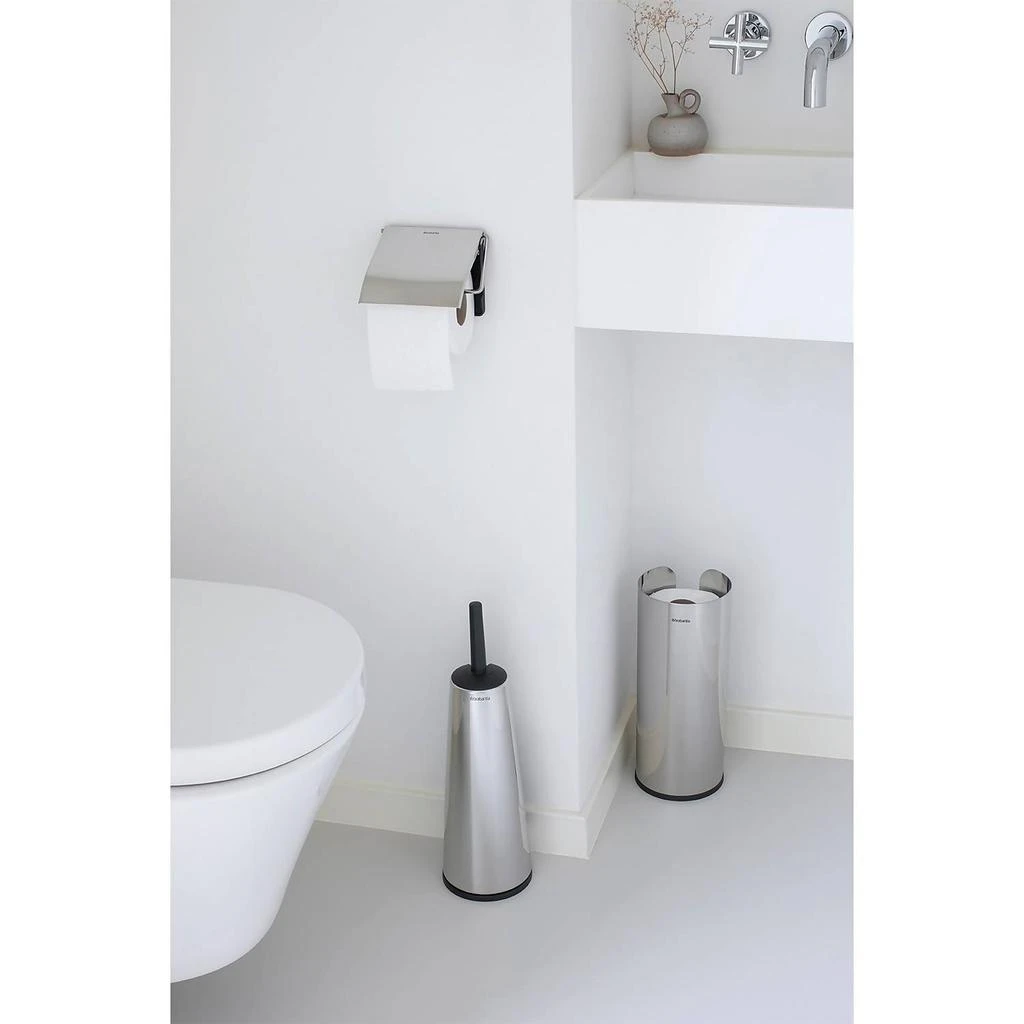 商品Brabantia|Brabantia Toilet Accessories - Brilliant Steel (Set of 3),价格¥442,第3张图片详细描述