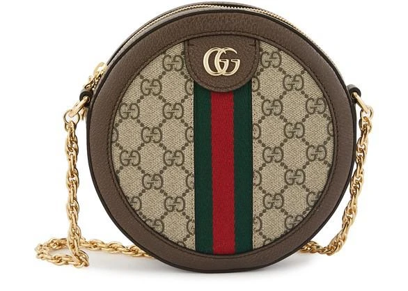 商品Gucci|Ophidia真皮&帆布斜挎包,价格¥9129,第1张图片