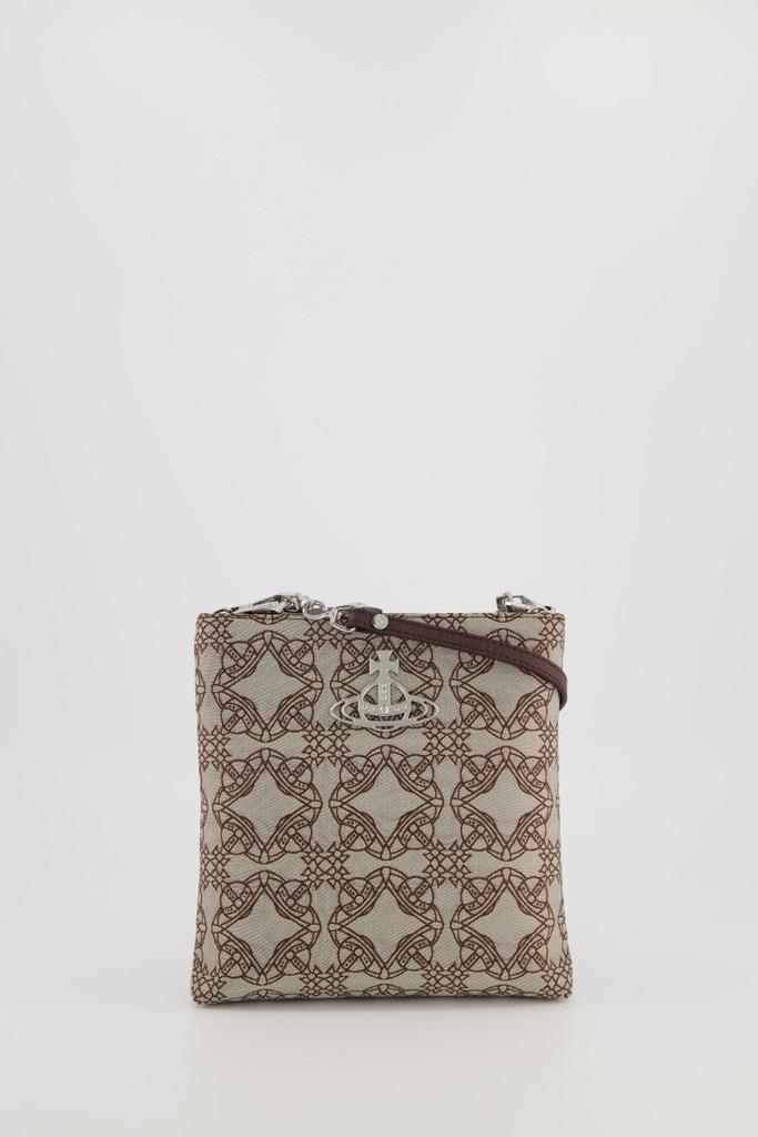 Womens Vivienne Westwood Brown Squire Square Crossbody Bag商品第1张图片规格展示