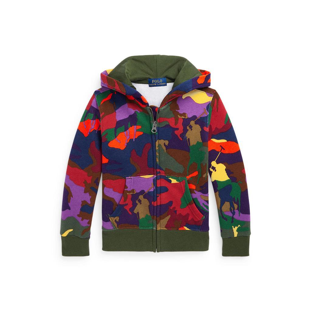 商品Ralph Lauren|Polo Pony Camo Fleece Hoodie (Little Kids),价格¥349,第1张图片