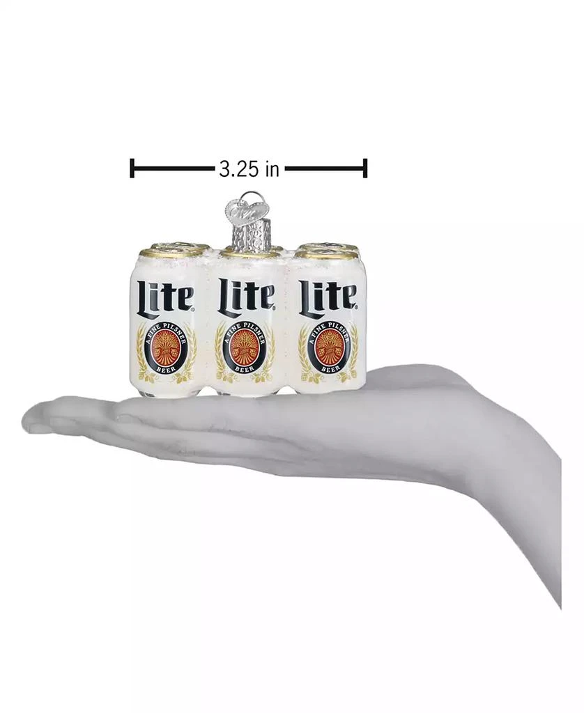 商品Old World Christmas|2.28" Adult Beverages Miller Lite Six Pack Beer Ornament,价格¥124,第4张图片详细描述