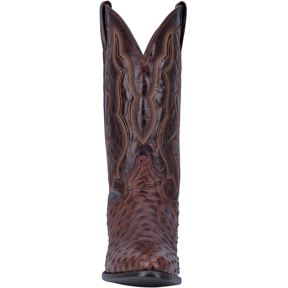 商品Dan Post Boots|Pershing Ostrich Round Toe Cowboy Boots,价格¥3543,第5张图片详细描述
