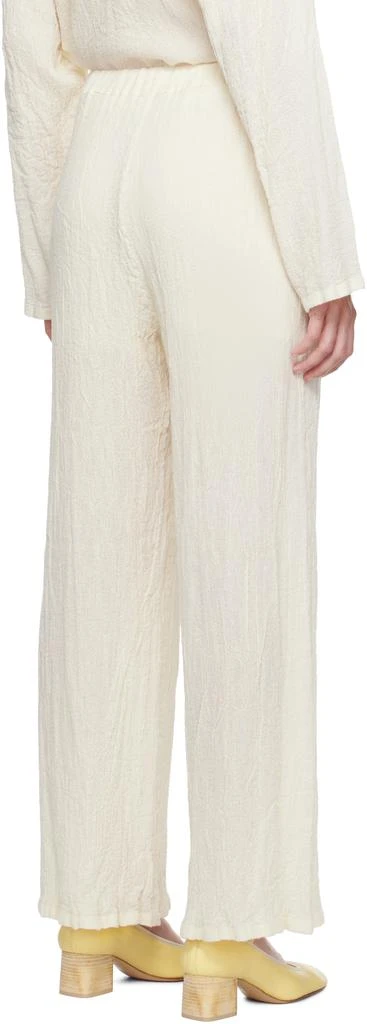 商品Issey Miyake|Off-White Karami Wool Trousers,价格¥5534,第3张图片详细描述