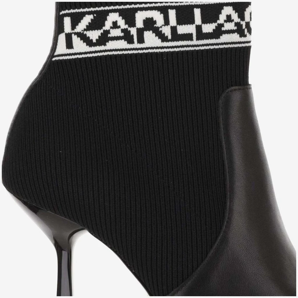 商品Karl Lagerfeld Paris|KARL LAGERFELD ANKLE BOOTS WITH LOGO,价格¥1149,第4张图片详细描述