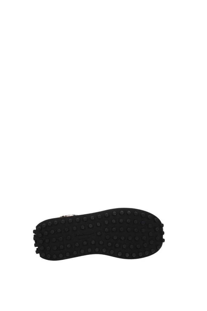 商品Salvatore Ferragamo|Sneakers iulia Fabric Black Beige,价格¥2630,第5张图片详细描述