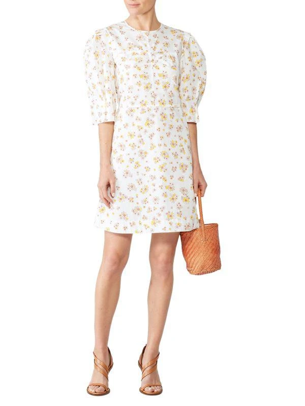 商品See by Chloé|Floral Puff Sleeve Mini Dress,价格¥479,第1张图片