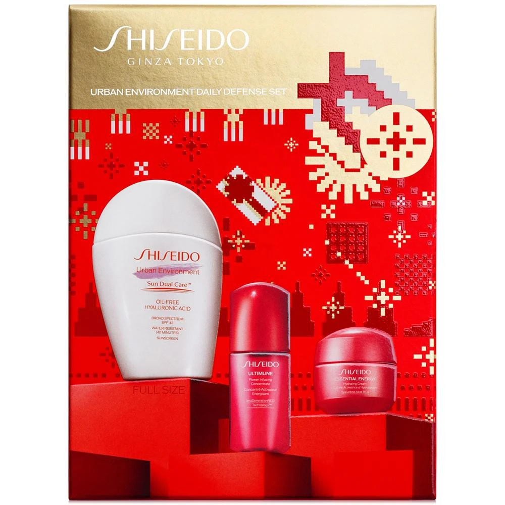 商品Shiseido|3-Pc. Urban Environment Daily Defense Skincare Set,价格¥377,第2张图片详细描述
