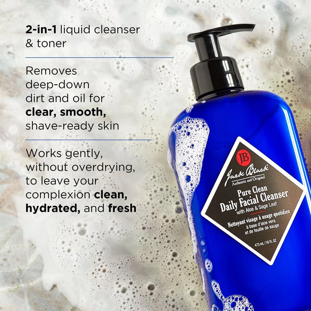 商品Jack Black|Pure Clean Daily Facial Cleanser,价格¥259,第3张图片详细描述