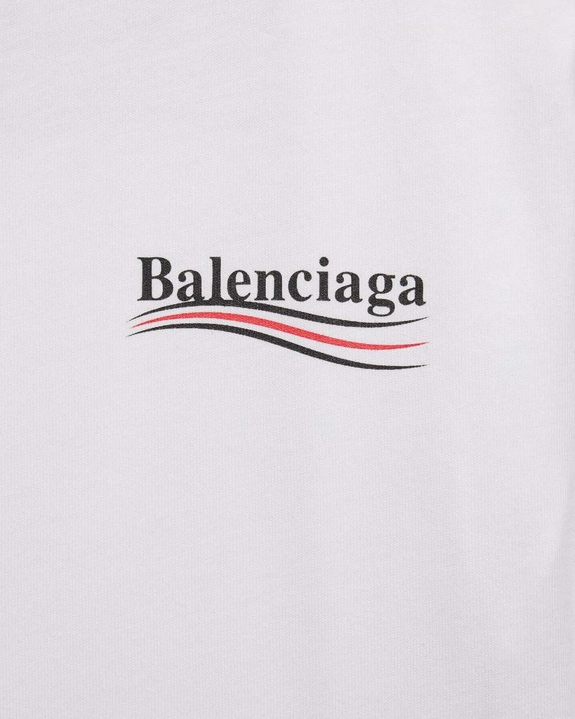 商品Balenciaga|Kid's Political Campaign Cotton Jersey T-Shirt, Size 8-10,价格¥1829,第3张图片详细描述
