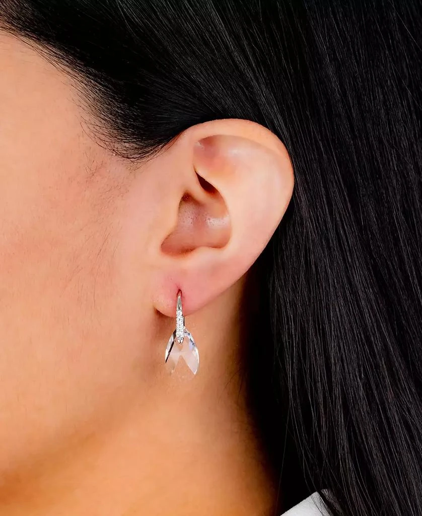 商品Giani Bernini|Fine Crystal and Cubic Zirconia Teardrop Wire Earrings in Sterling Silver,价格¥224,第2张图片详细描述