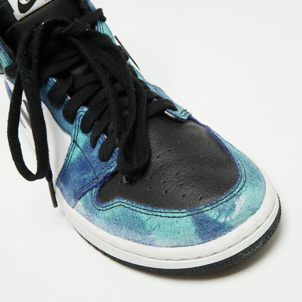 Nike Jordan Multicolor Leather And Fabric Air Jordan 1 Retro Tie-Dye High Top Sneakers Size 38.5 商品