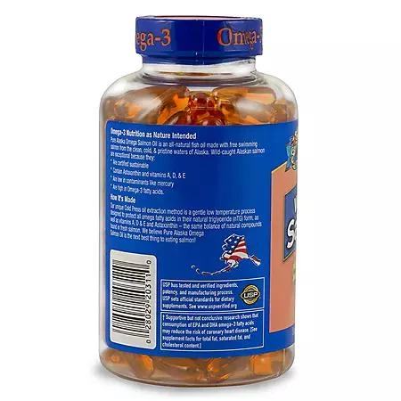 商品Pure Alaska|阿拉斯加野生三文鱼鱼油(180 ct.) ,价格¥142,第4张图片详细描述