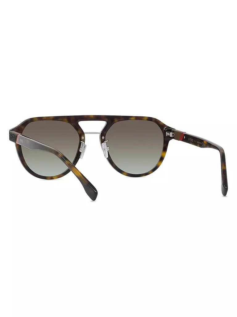 商品Fendi|54MM Pilot Polished Sunglasses,价格¥3206,第5张图片详细描述