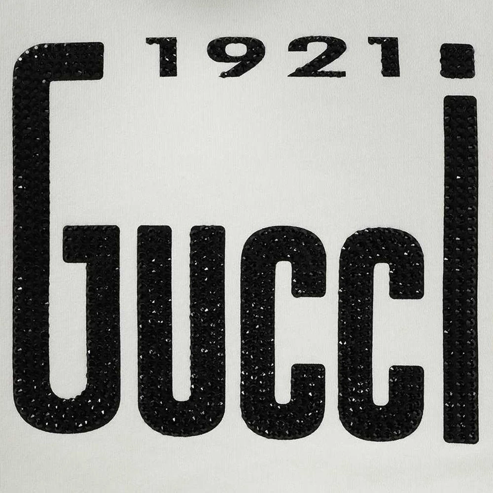 GUCCI 女士白色水晶“1921 Gucci”印花卫衣 617964-XJDZE-9088 商品