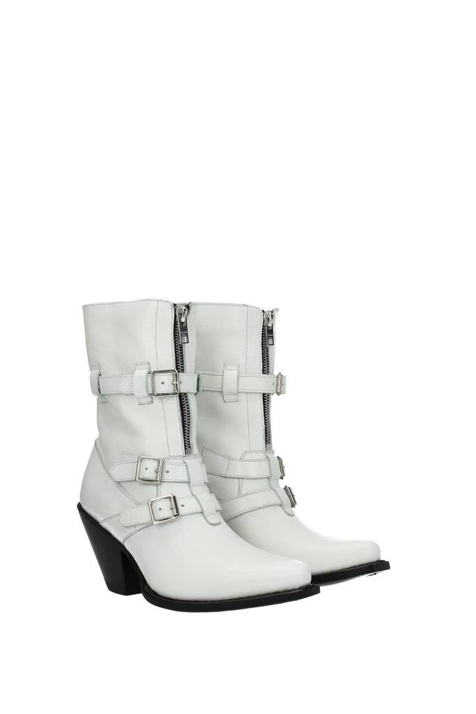 商品Celine|Ankle boots Leather White,价格¥3397,第2张图片详细描述