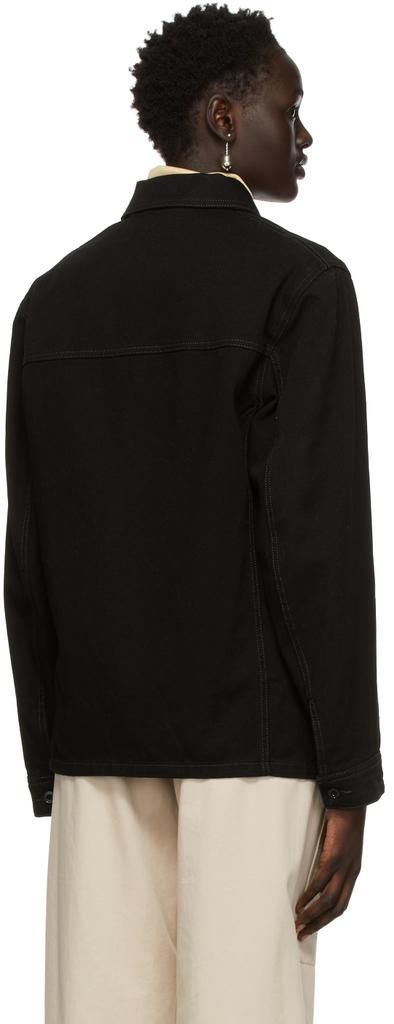 商品Lemaire|Black Denim Overshirt Jacket,价格¥3559,第5张图片详细描述