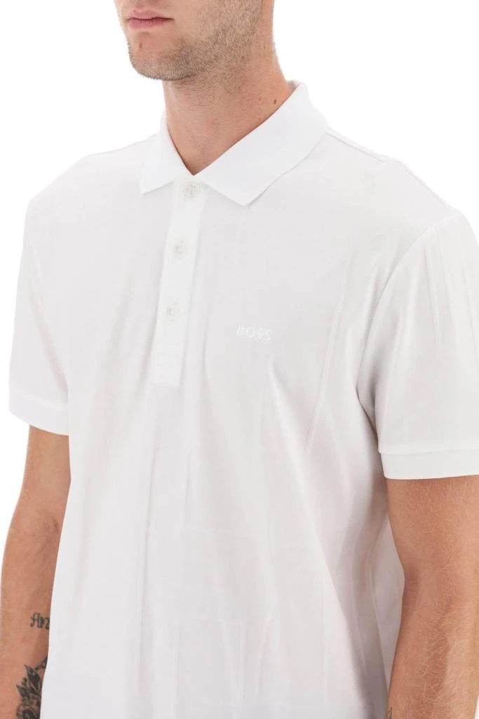 商品Hugo Boss|Regular fit jacquard polo shirt,价格¥515,第5张图片详细描述