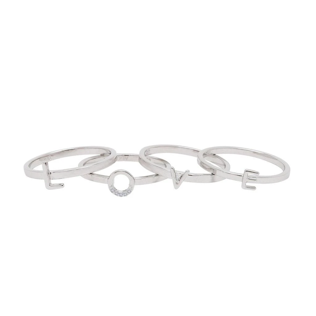 商品ADORNIA|Adornia  Love Ring Stack silver,价格¥272,第1张图片